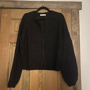 Anthropologie Button Down Sweater